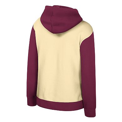 Women's Stadium Essentials Cream Cleveland Cavaliers Rafters Road Trip Hoodie