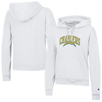 Women's Champion White Los Angeles Chargers Powerblend Hoodie