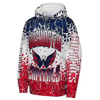 Youth Outerstuff Navy Washington Capitals Frozen Frenzy Hoodie