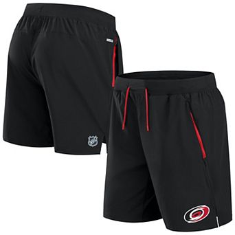 Men's Fanatics Black Carolina Hurricanes Authentic Pro Rink Performance Shorts