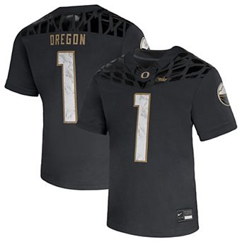 Toddler Nike #1 Anthracite Oregon Ducks Shoe Duck Vapor Fusion Jersey