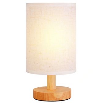 Bedroom Warm White Bedside Lamp Modern USB Plug Lantern with 32.5 in Cord for Nightstand