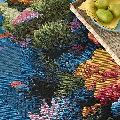 Nourison Color Splash Ocean Indoor/Outdoor Flatweave Rug