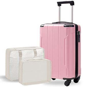 Merax 20 Inch Hardshell Carry-On Luggage, Lightweight Durable ABS Suitcase with Spinner Wheels