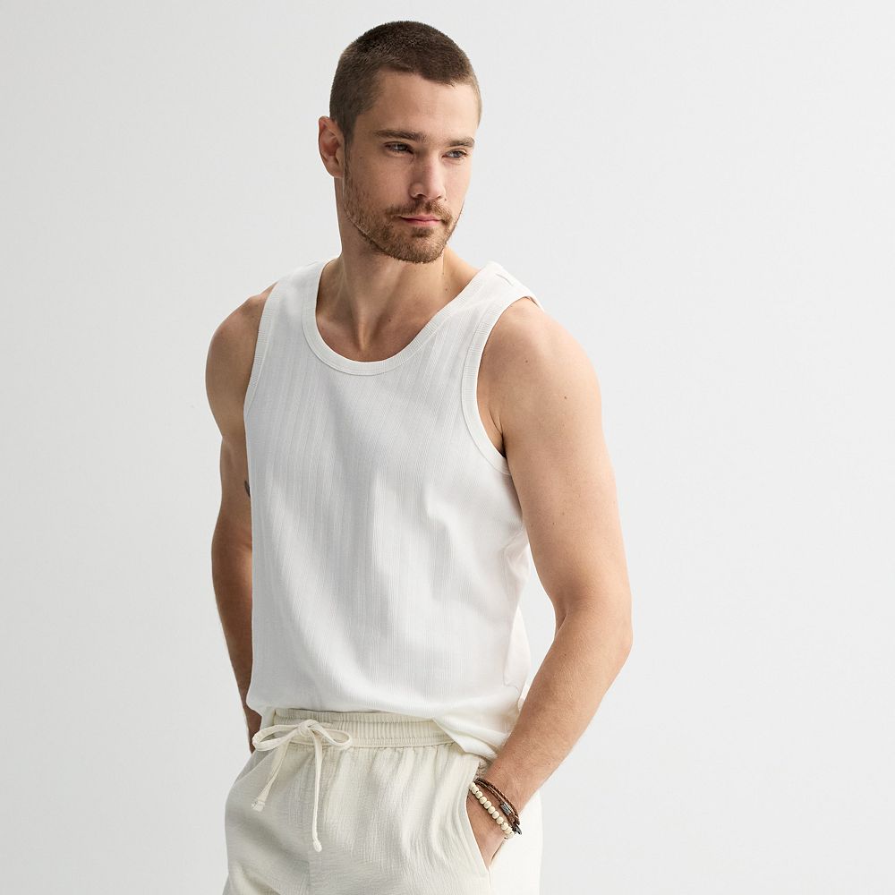 Men's Apt. 9® Modern Luxe Textured Tank Top