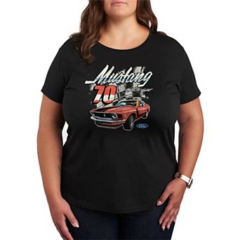 Plus Size Ford Mustang 70 American Legend Graphic Tee