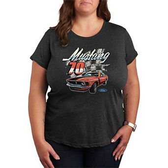 Plus Size Ford Mustang 70 American Legend Graphic Tee