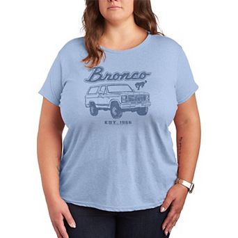 Plus Size Ford Bronco Est. 1966 Sketch Graphic Tee