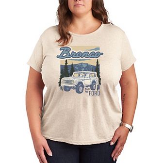 Plus Size Ford Bronco By Ford Mountain View Graphic Tee