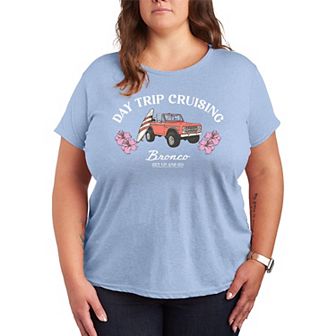 Plus Size Ford Bronco Day Trip Cruising Graphic Tee