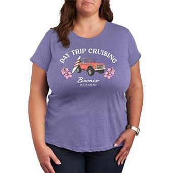Plus Size Ford Bronco Day Trip Cruising Graphic Tee