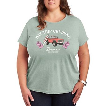 Plus Size Ford Bronco Day Trip Cruising Graphic Tee