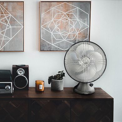 Vornado Silver Swan Vintage Oscillating Fan