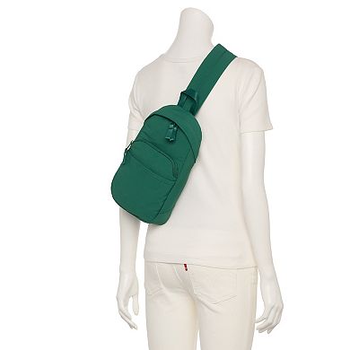 FLX Dome Midnight Adjustable Strap Zipper Closure Crossbody Bag