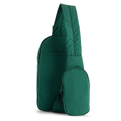 FLX Dome Midnight Adjustable Strap Zipper Closure Crossbody Bag