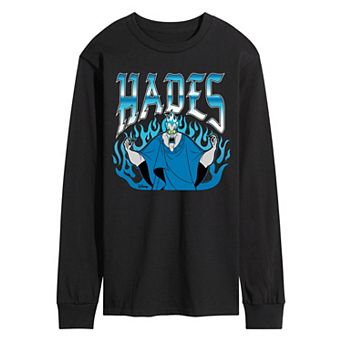 Men's Disney's Hades Bootleg Long Sleeve Graphic Tee