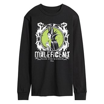 Men's Disney's Maleficent Made For Mayhem Punk Long Sleeve Graphic Tee