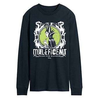 Men's Disney's Maleficent Made For Mayhem Punk Long Sleeve Graphic Tee