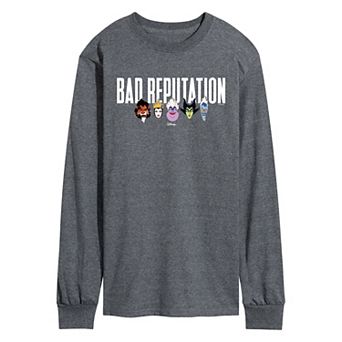Men's Disney Villains Bad Reputation Long Sleeve Graphic Tee