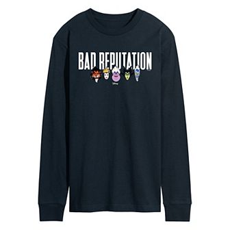 Men's Disney Villains Bad Reputation Long Sleeve Graphic Tee