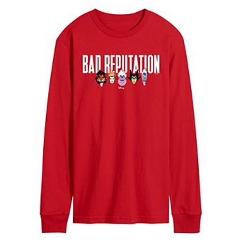 Men's Disney Villains Bad Reputation Long Sleeve Graphic Tee