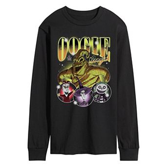 Men's Disney's The Nightmare Before Christmas Oogie Boogie Long Sleeve Graphic Tee