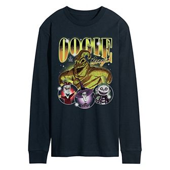 Men's Disney's The Nightmare Before Christmas Oogie Boogie Long Sleeve Graphic Tee