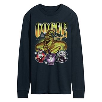 Men's Disney's The Nightmare Before Christmas Oogie Boogie Long Sleeve Graphic Tee