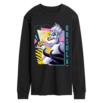 Men's Disney's Ursula Retro Long Sleeve Graphic Tee