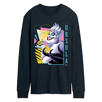Men's Disney's Ursula Retro Long Sleeve Graphic Tee