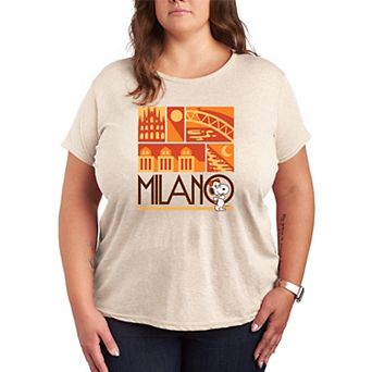 Plus Size Peanuts Belle Milano Graphic Tee