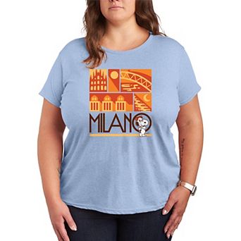 Plus Size Peanuts Belle Milano Graphic Tee