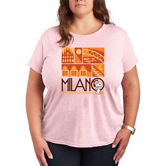 Plus Size Peanuts Belle Milano Graphic Tee