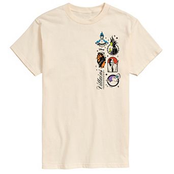 Men's Disney Villains Stack Graphic Tee