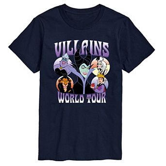 Men's Disney Villains Stack Graphic Tee