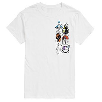 Men's Disney Villains Stack Graphic Tee