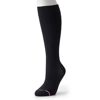 Women's Dr. Motion Wide Calf Cotton Knee-High Socks