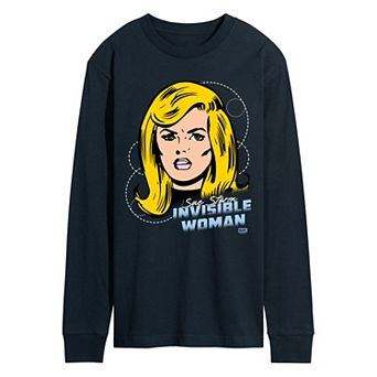 Men's Marvel The Fantastic Four: First Steps Sue Storm Invisible Woman Long Sleeve Graphic Tee