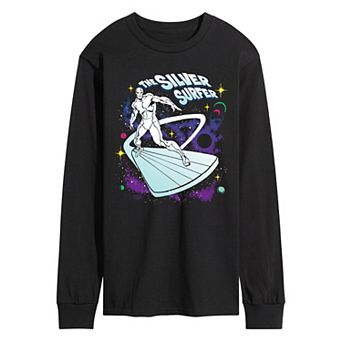 Men's Marvel The Fantastic Four: First Steps Silver Surfer Long Sleeve Graphic Tee