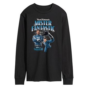 Men's Marvel The Fantastic Four: First Steps Mr. Fantastic Bootleg Long Sleeve Graphic Tee