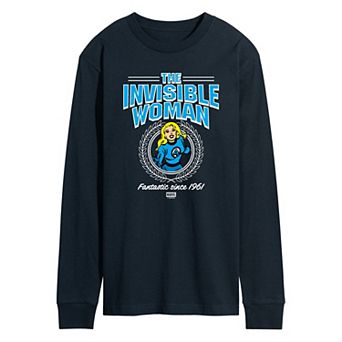 Men's Marvel The Fantastic Four: First Steps Invisible Woman Long Sleeve Graphic Tee