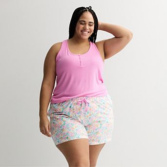Plus Size Sonoma Goods For Life® Pajama Tank Top & Pajama Shorts Set