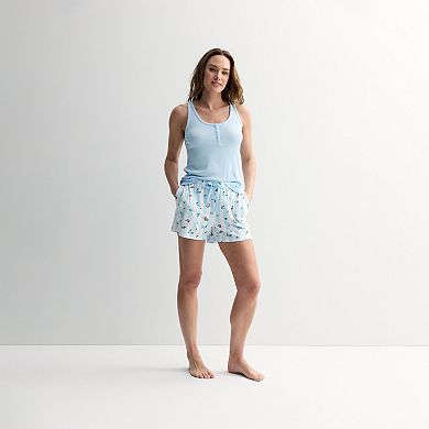 Women's Sonoma Goods For Life® Pajama Tank Top & Pajama Shorts Set