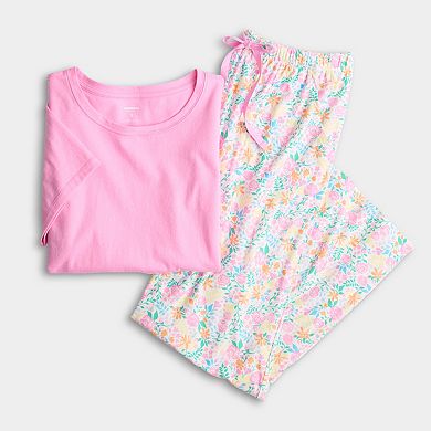 Petite Sonoma Goods For Life® 2-Piece Pajama Top & Pajama Bottoms Set