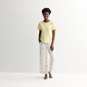 Petite Sonoma Goods For Life® 2 pc Mom's Day Pajama Top & Pajama Bottoms Set