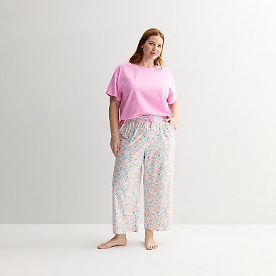 Plus Size Sonoma Goods For Life® Pajama Top & Pajama Bottoms Set