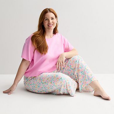 Plus Size Sonoma Goods For Life® Pajama Top & Pajama Bottoms Set