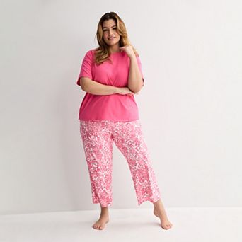 Plus Size Sonoma Goods For Life® Pajama Top & Pajama Bottoms Set