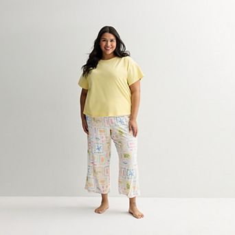 Plus Size Sonoma Goods For Life® Mom's Day Pajama Top & Pajama Bottoms Set
