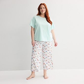 Plus Size Sonoma Goods For Life® Pajama Top & Pajama Bottoms Set